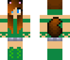 green wolf girl