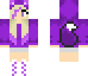 cute purple wolf girl