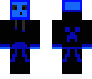 slime blue hoodie