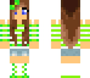 blue eye green girl