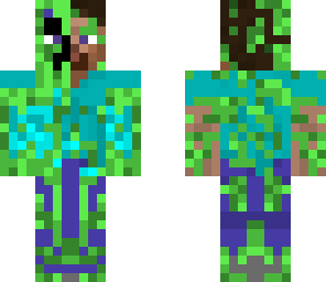 half creeper half steve