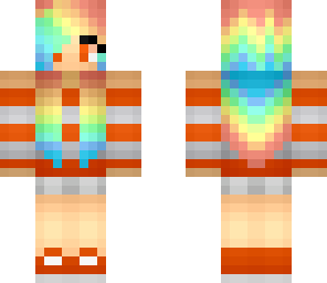 sugah orange striped girl