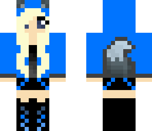 blue wolf girl