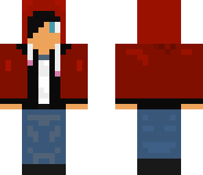 red hoodie teen