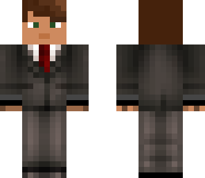 teen in suit
