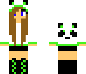green panda