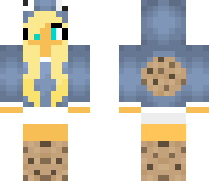 blonde cookie monster girl