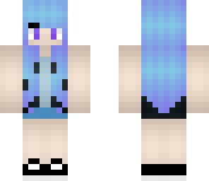 blue girl