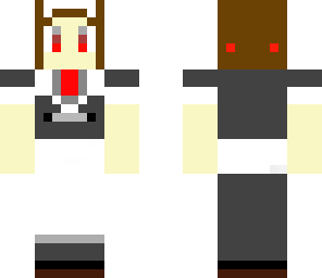 brown haired maid