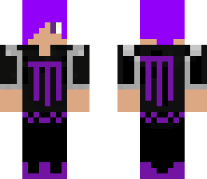 purple monster energy guy