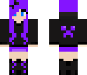 purple creeper girl