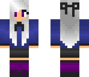 silver haired girl