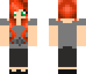 red haired hipster