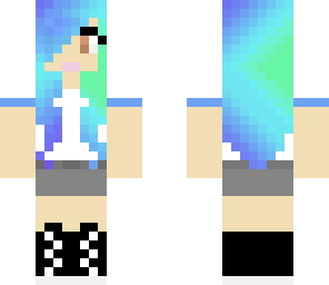 blue girl