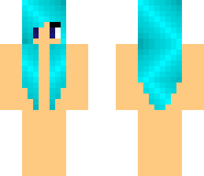 blue hair girl base