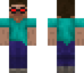 herobrine with glasses