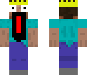 king steve is scared