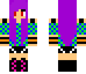 purple haired girl fixed
