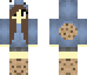 cookie monster girl hoodie