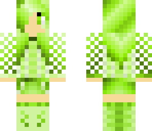 green gamer girl