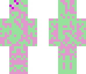 green and pink