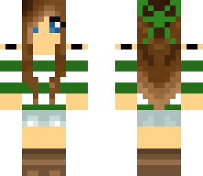 cute green girl