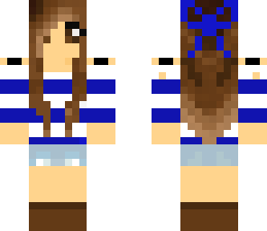blue girl