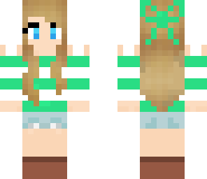 light green girl