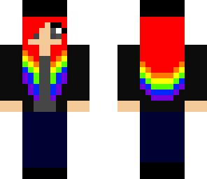 rainbow biker