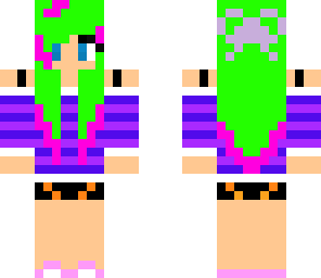 cute neon girl