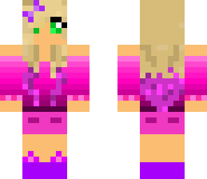 cute purple girl