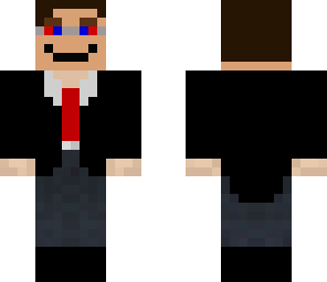 suit and 3d glases 