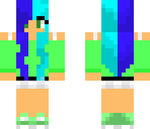 cute blue girl
