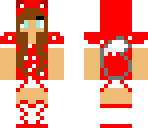 hot red fox girl  brown hair