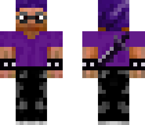 purple man