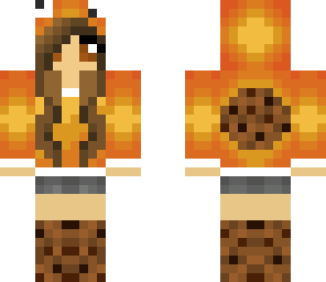 orange cookie monster girl