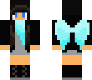 blue emo angel
