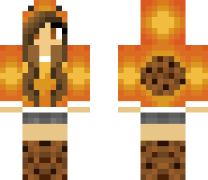 orange cookie monster girl