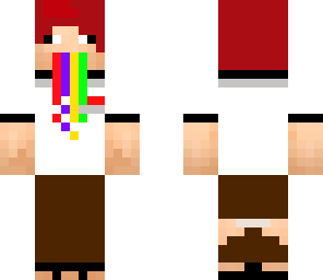 derp rainbow with flipflops