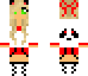 adorable panda girl