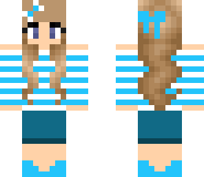 pretty blue girl