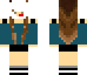 cute girl derp mask