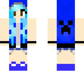 blue creeper girl