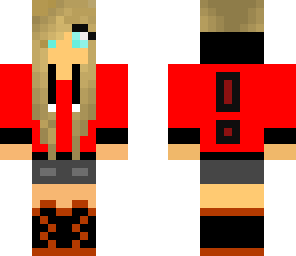 red teenager