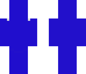 blue man