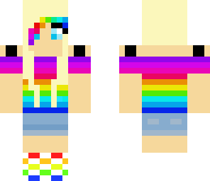 rainbow girl