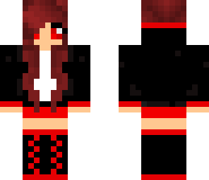 vampire girl-redish brown