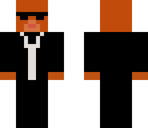 man in black