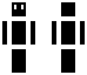 white block