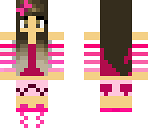 pink brunnette 